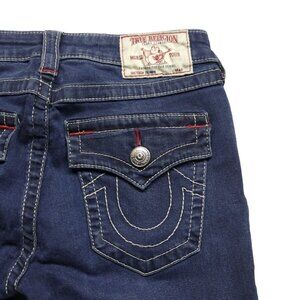 TRUE RELIGION Skinny Jeans Womens Blue Denim Size 29